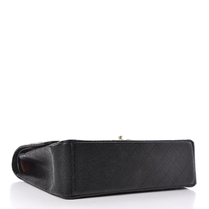 Chanel Caviar Quilted Maxi Double Flap Black 4 of 11
