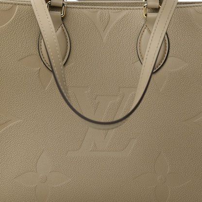 Louis Vuitton Empreinte Monogram Giant Onthego MM Tourterelle 10 of 10