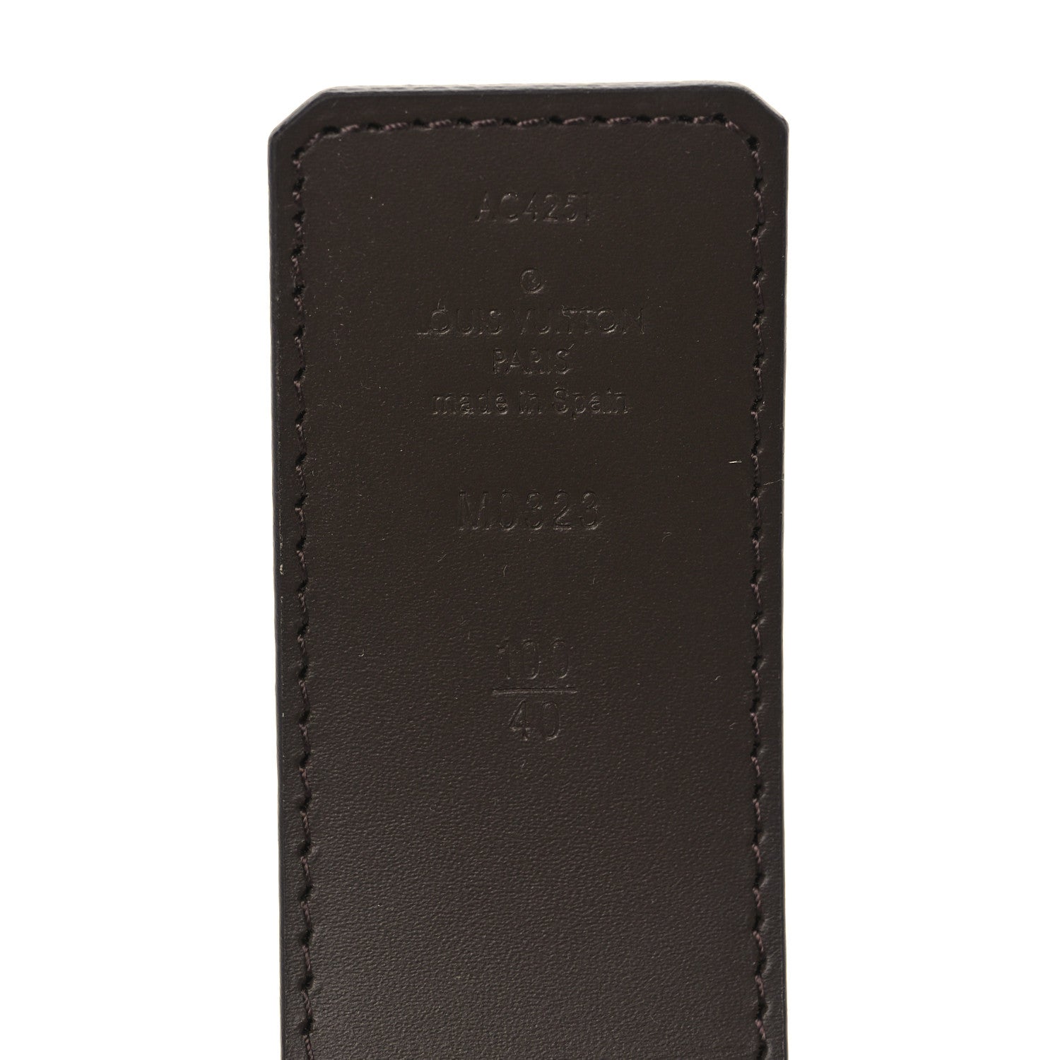 Louis Vuitton Calfskin Monogram 40mm LV Initiales Reversible Belt 100 40 Brown 4 of 5