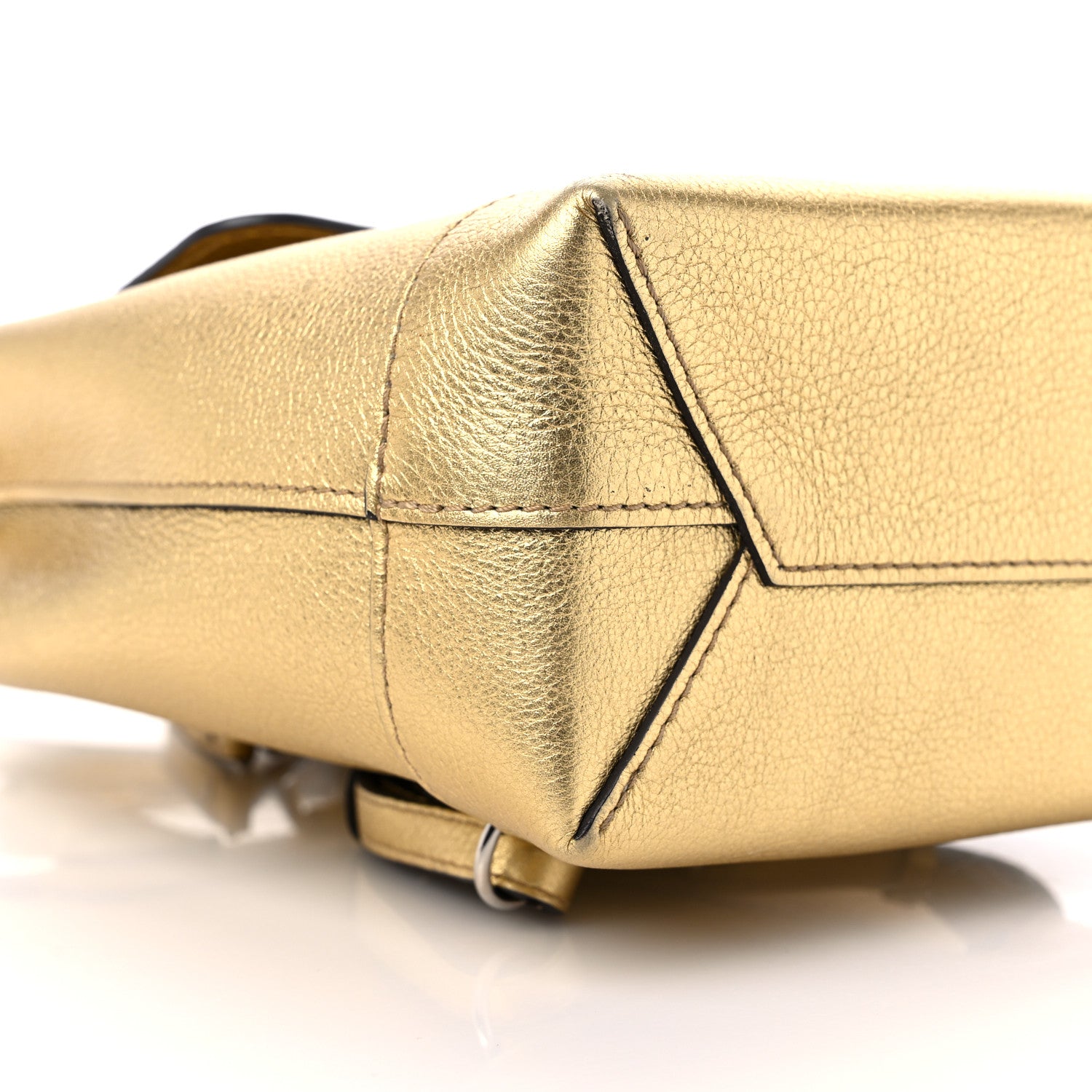 Louis Vuitton Metallic Calfskin Lockme Mini Backpack Gold 7 of 10