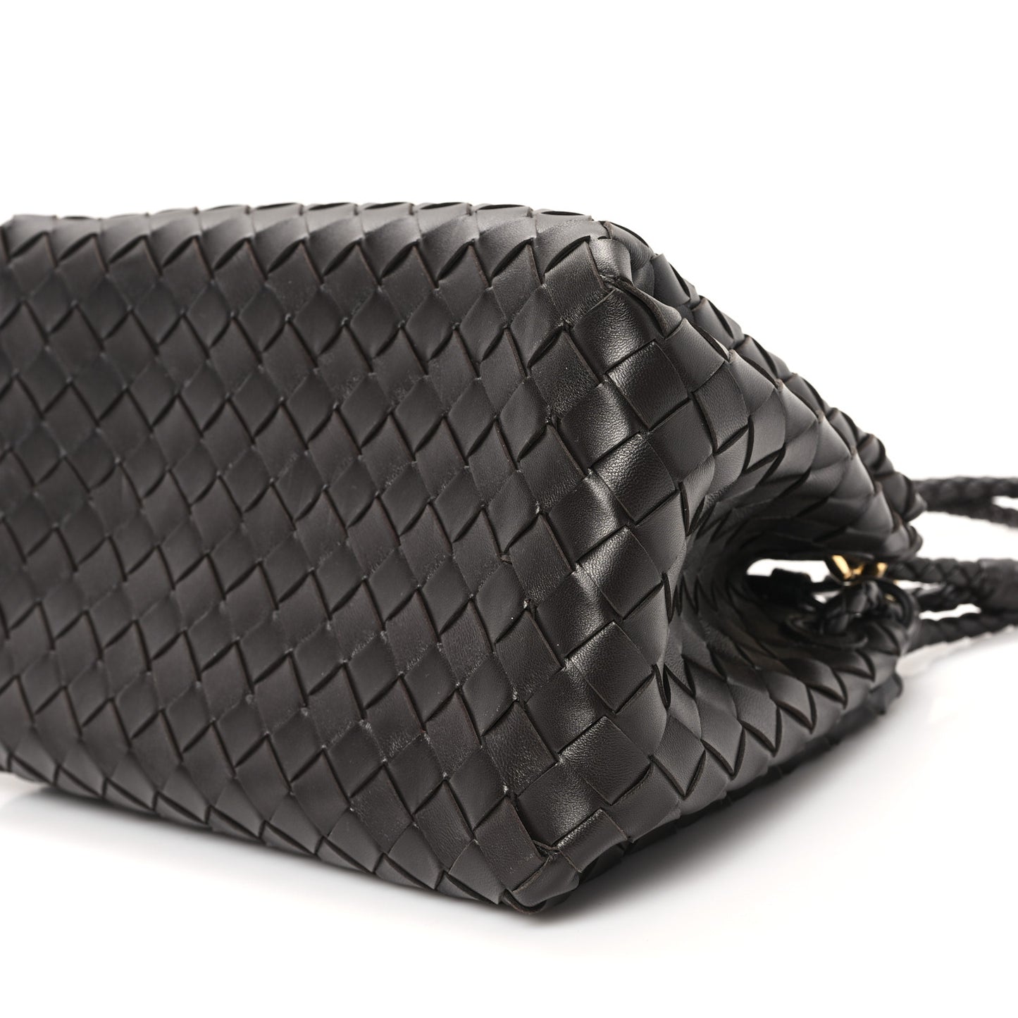 Nappa Intrecciato Small Parachute Shoulder Bag Fondant
