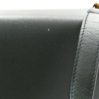 Saint Laurent Smooth Calfskin Carre Satchel Green 12 of 14