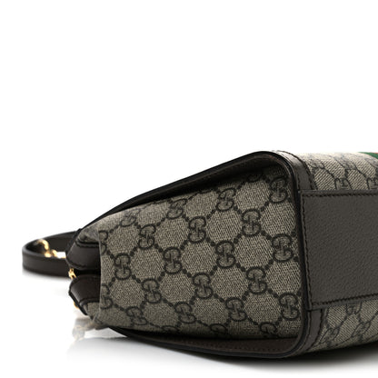 Gucci GG Supreme Monogram Small Ophidia Tote Bag Brown 9 of 10