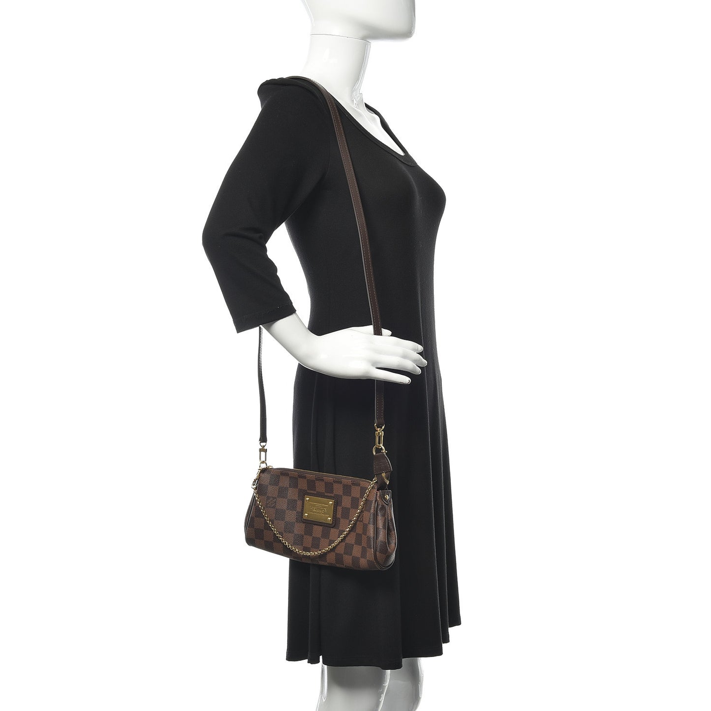 Damier Ebene Eva Clutch