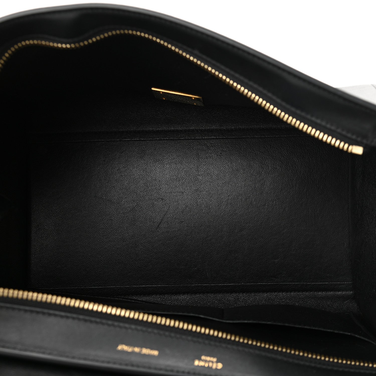 Celine Elephant Calfskin Small Tri-Color Trapeze Indigo 5 of 11
