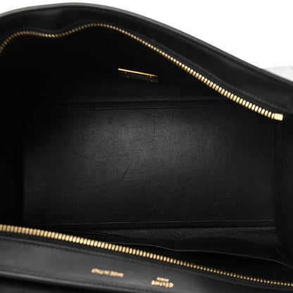 Celine Elephant Calfskin Small Tri-Color Trapeze Indigo 5 of 11