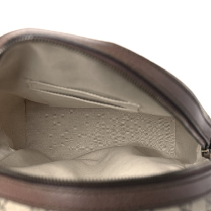 Gucci GG Supreme Monogram Calfskin Web Small Ophidia Day BackpacK Beige Ebony New Acero 5 of 10
