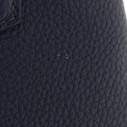 Louis Vuitton Taurillon Snakeskin Capucines MM Blue 11 of 11