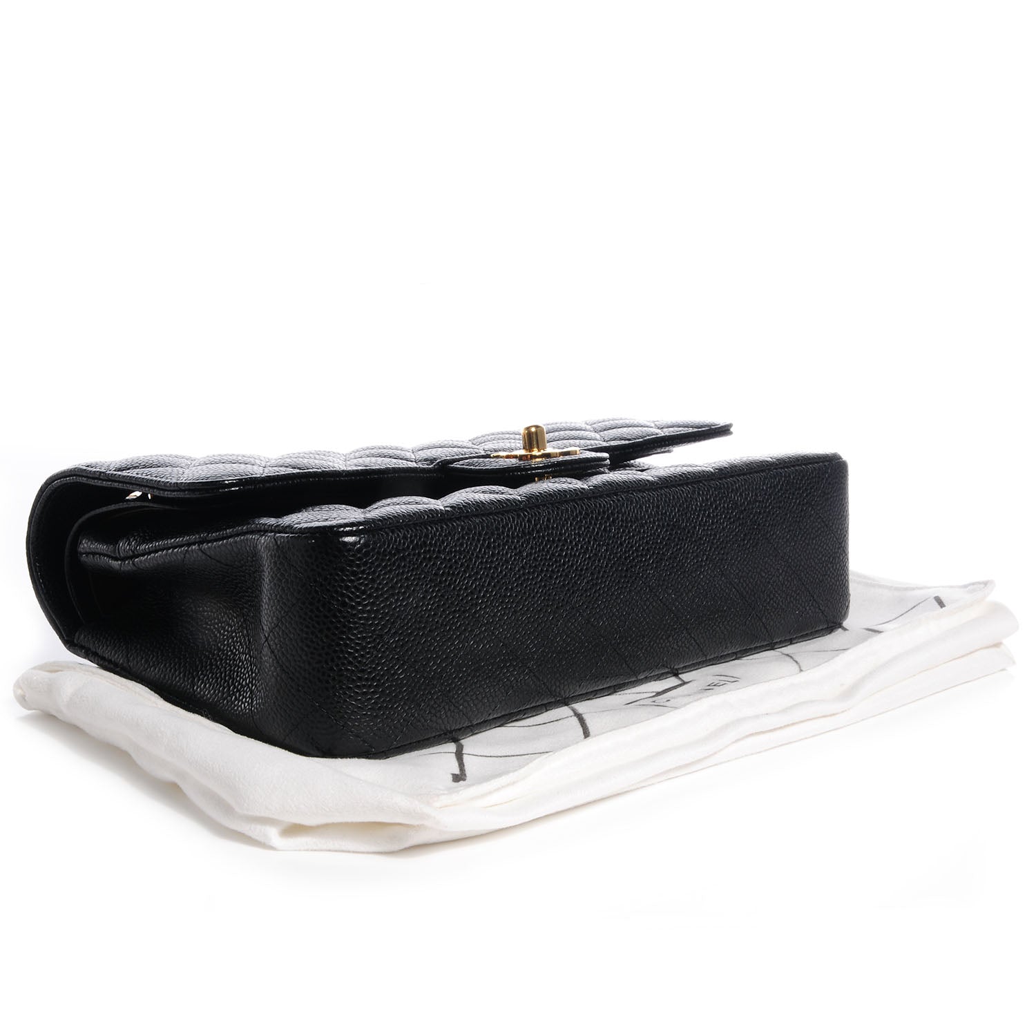 Chanel Caviar Quilted Medium Double Flap Black 4 of 8