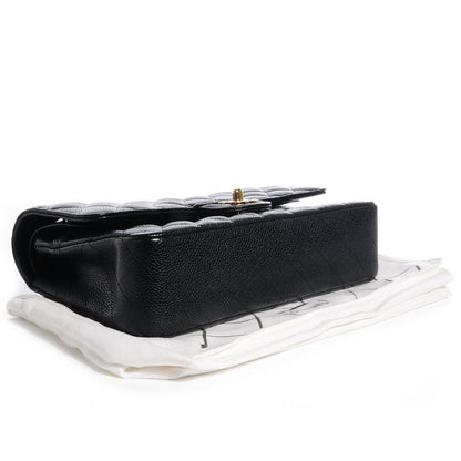 Chanel Caviar Quilted Medium Double Flap Black 4 of 8