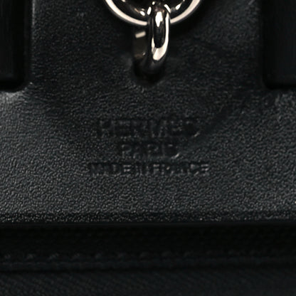 Hermes Military Toile Vache Hunter Herbag Zip PM 31 Black 7 of 11