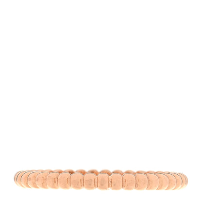 Van Cleef & Arpels 18K Rose Gold Small Perlee Ring 56 7.5 3 of 5