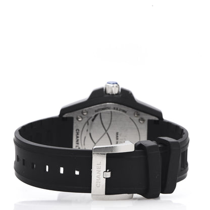 Chanel Stainless Steel Ceramic Rubber 41mm J12 Marine Automatic Watch Black 4 of 7