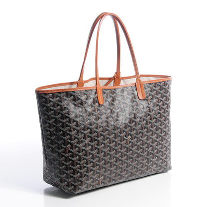 Goyard Goyardine Saint Louis PM Black and Tan 3 of 7