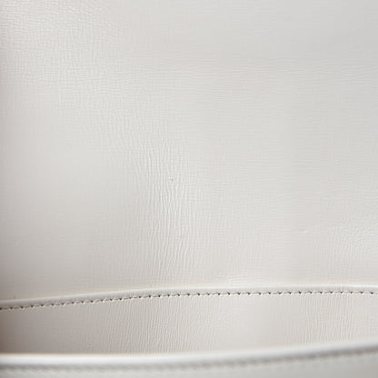 Gucci Calfskin Small Arli Flap Shoulder Bag Mystic White 8 of 11