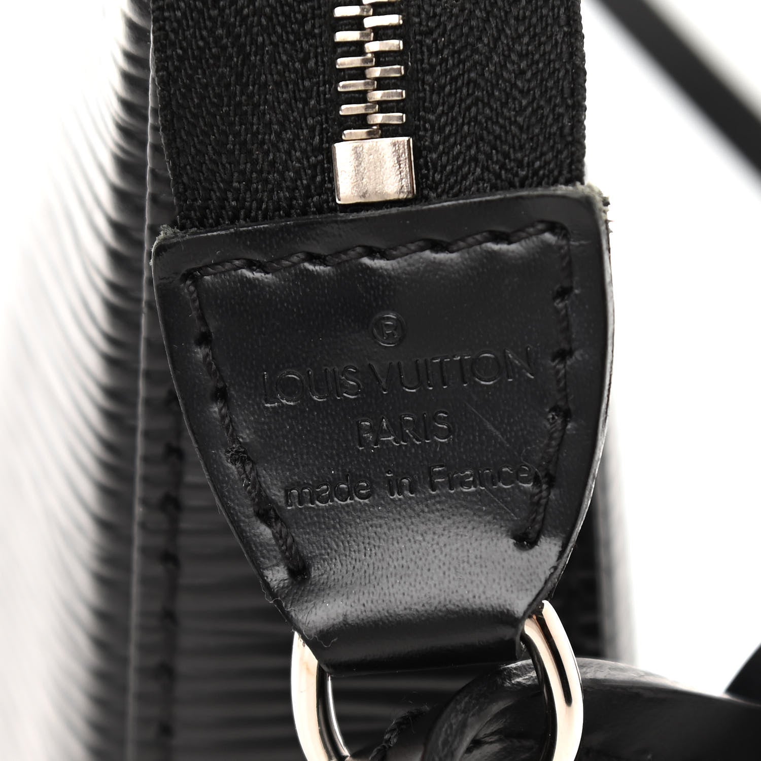 Louis Vuitton Epi Pochette Accessories NM Black 6 of 10