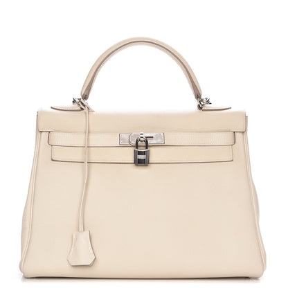 Hermes Togo Kelly Retourne 32 Craie 1 of 29