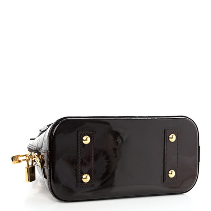 Louis Vuitton Vernis Alma BB Amarante 4 of 9
