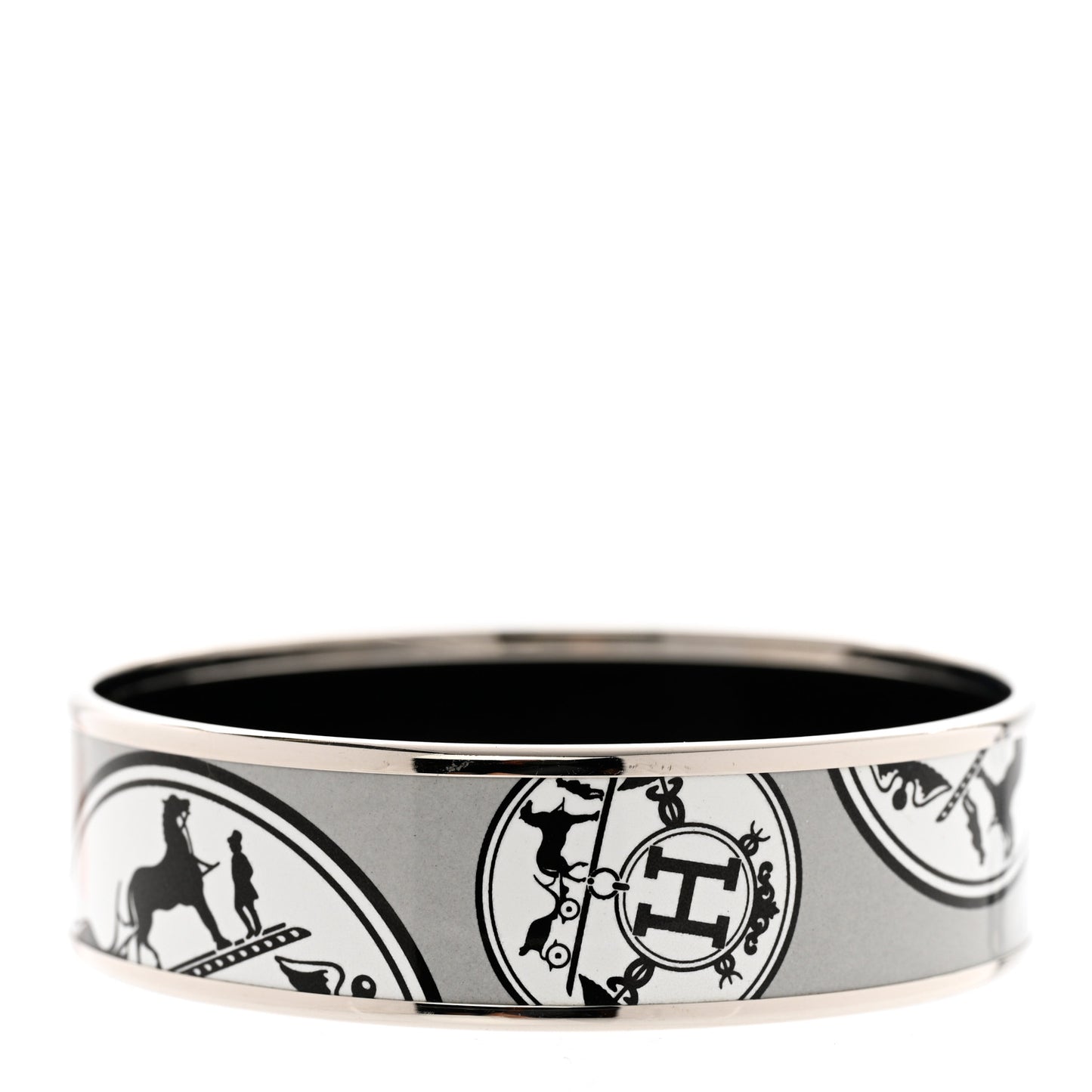 Enamel Printed Confettis D'Ex Libris Wide Bracelet 65 Multicolor