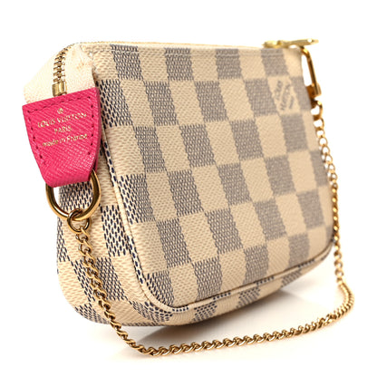 Louis Vuitton Damier Azur 2015 Christmas Animation Mini Pochette Accessories 3 of 11