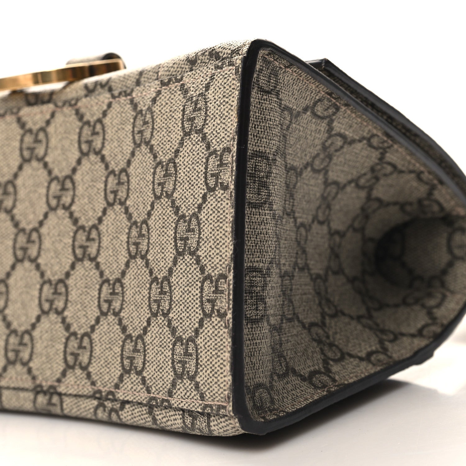 Balenciaga X GUCCI GG Supreme Monogram Small Hourglass Top Handle Bag Beige Ebony 10 of 10