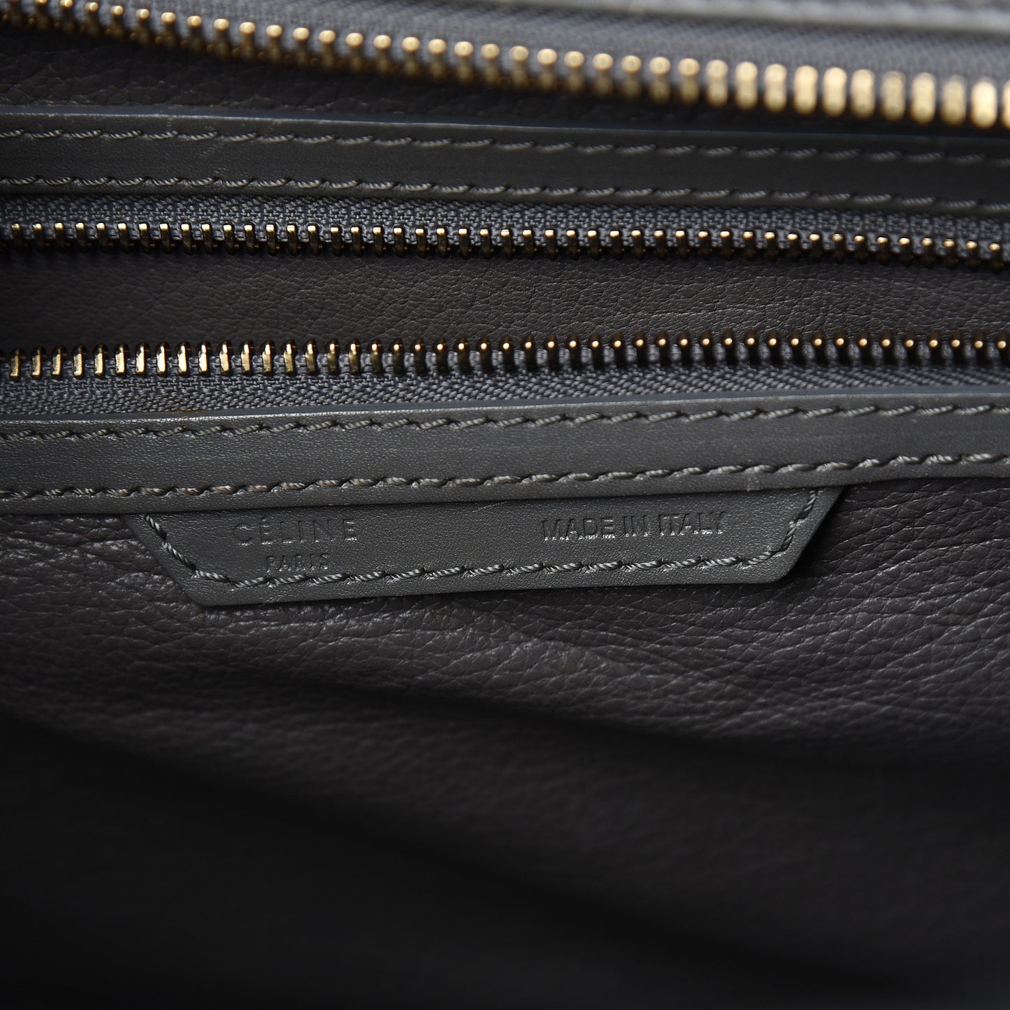 Smooth Calfskin Mini Luggage Smoke