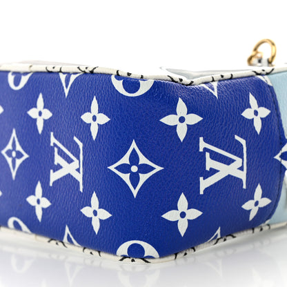Louis Vuitton Monogram Giant Hamptons Beach Pouch Blue 10 of 11