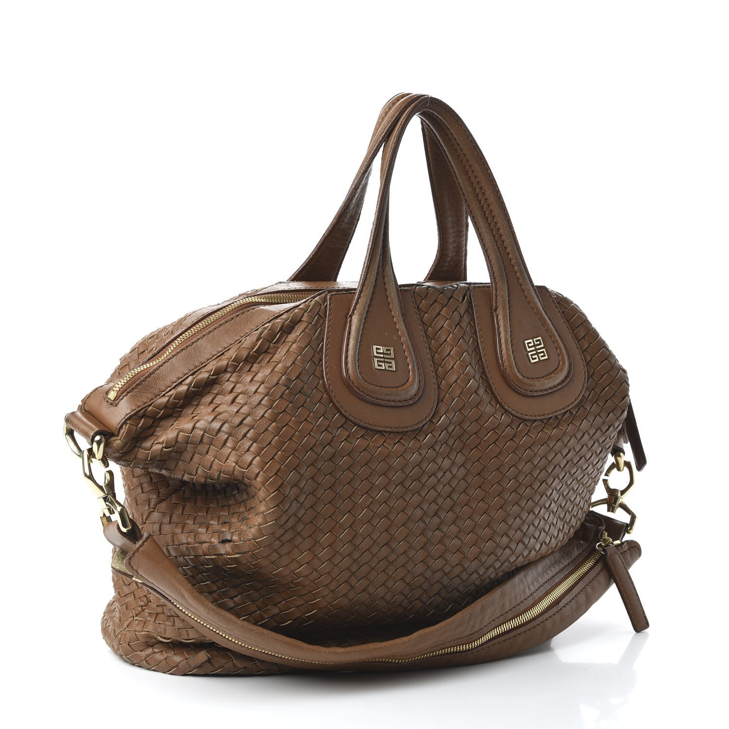 Givenchy Lambskin Woven Medium Nightingale Tan 4 of 15