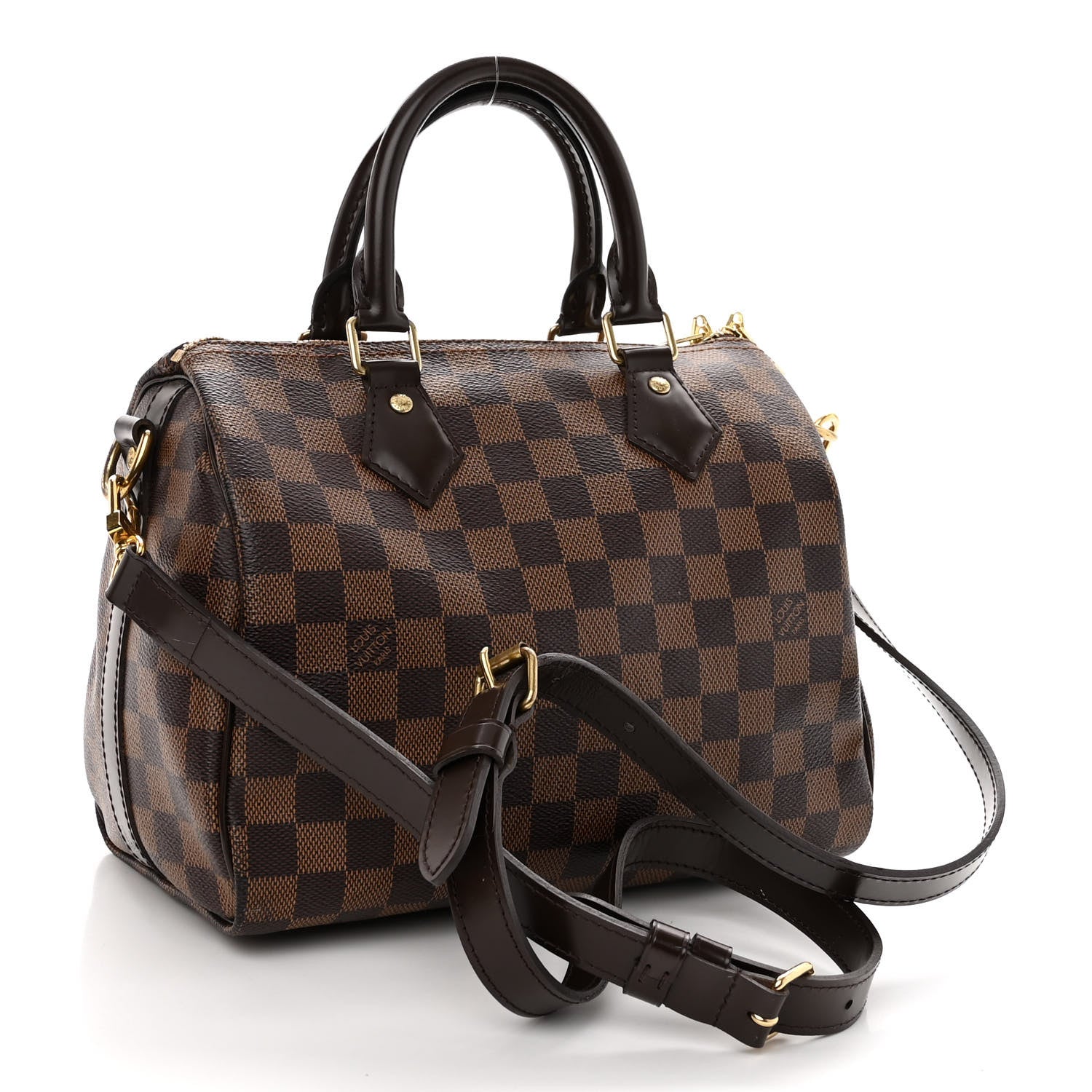 Louis Vuitton Damier Ebene Speedy Bandouliere 25 3 of 10