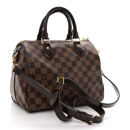 Louis Vuitton Damier Ebene Speedy Bandouliere 25 3 of 10
