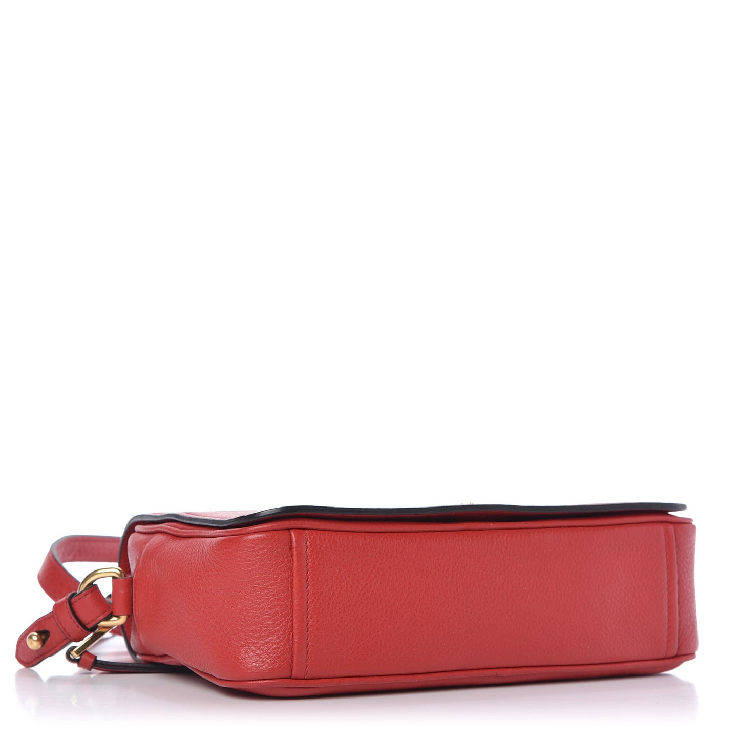 Vitello Phenix Flap Crossbody Rosso
