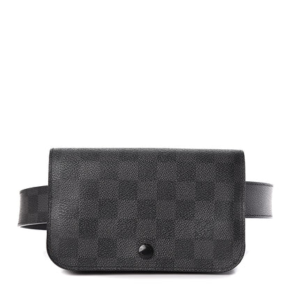 Louis Vuitton Damier Graphite Pouch Belt 95 38 1 of 14