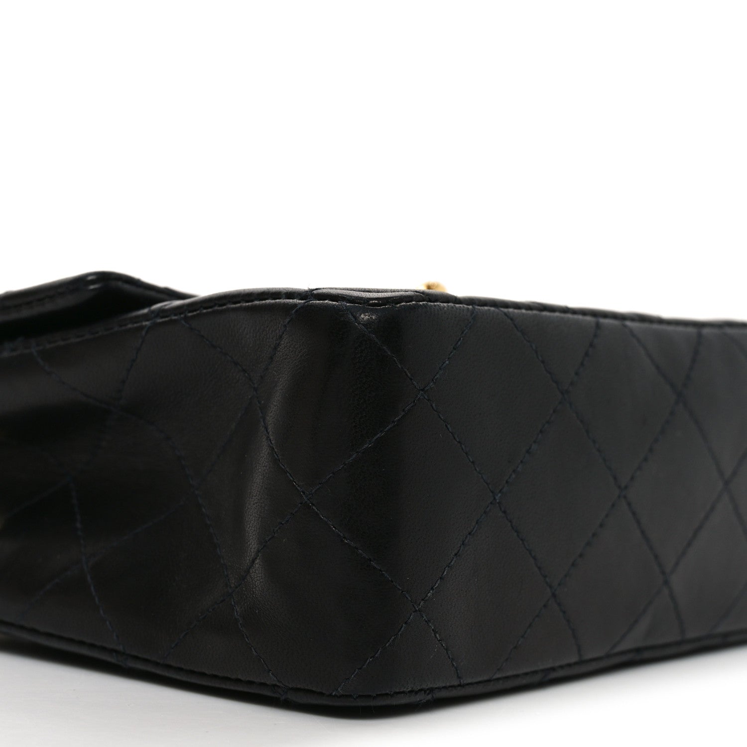 Chanel Lambskin Quilted Mini Square Flap Black 9 of 12