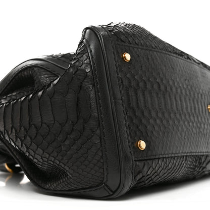 Gucci Snakeskin Large GG Running Tote Black 9 of 10