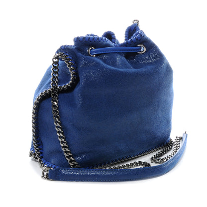 Stella McCartney Faux Leather Small Falabella Shoulder Bag Blue 11 of 16