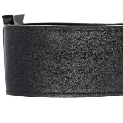 Saint Laurent Calfskin Monogram Bracelet Black 6 of 7