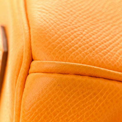 Hermes Epsom Candy Birkin 35 Jaune D'Or Feu 13 of 14