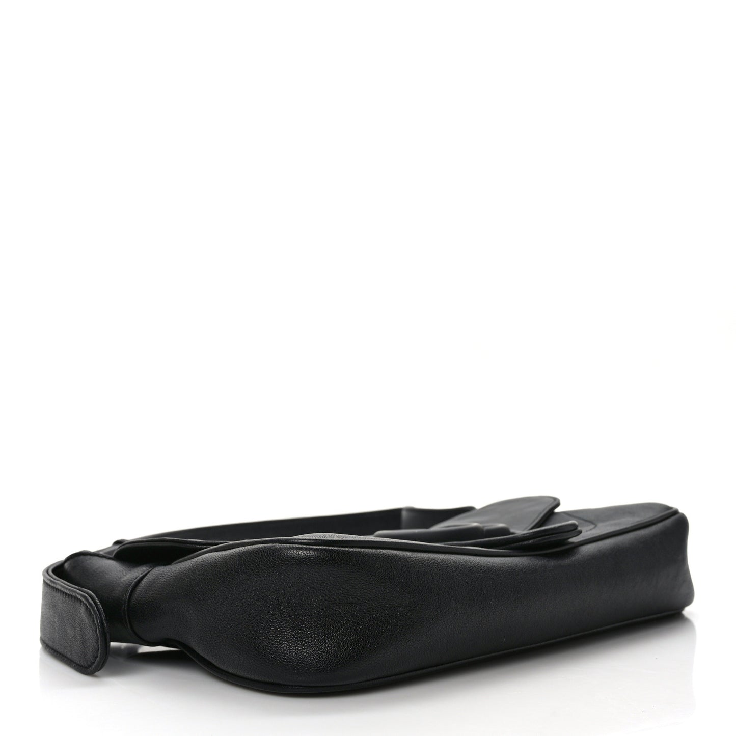 Goatskin Small GG Monochrome Aphrodite Shoulder Bag Black
