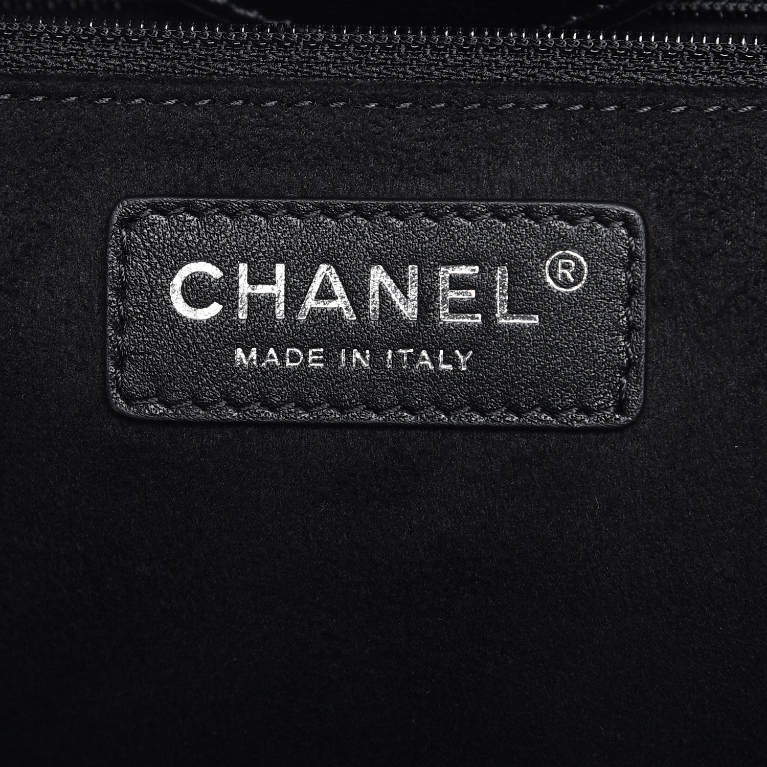 Chanel Caviar Small Studded Deauville Tote Black 7 of 9