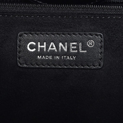 Chanel Caviar Small Studded Deauville Tote Black 7 of 9