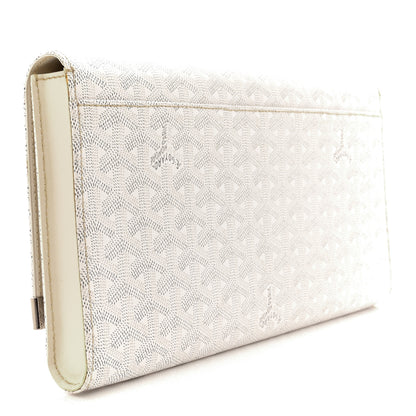 Goyard Goyardine Monte Carlo Bois Clutch White 3 of 12