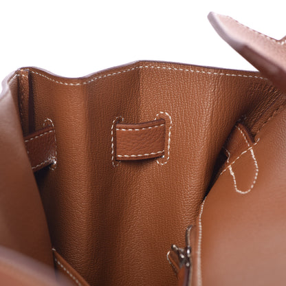 Hermes Natural Barenia Faubourg Birkin 35 Fauve 11 of 38