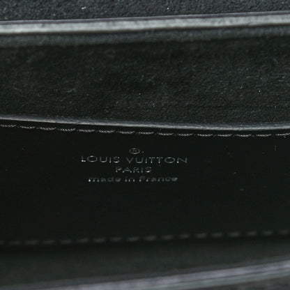 Louis Vuitton Epi Monogram Spaceship Embossed Twist Shoulder Bag PM Black 9 of 14