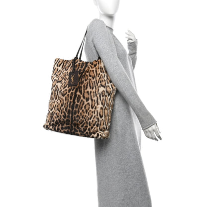 Saint Laurent Leopard Calf Hair Tote 2 of 10