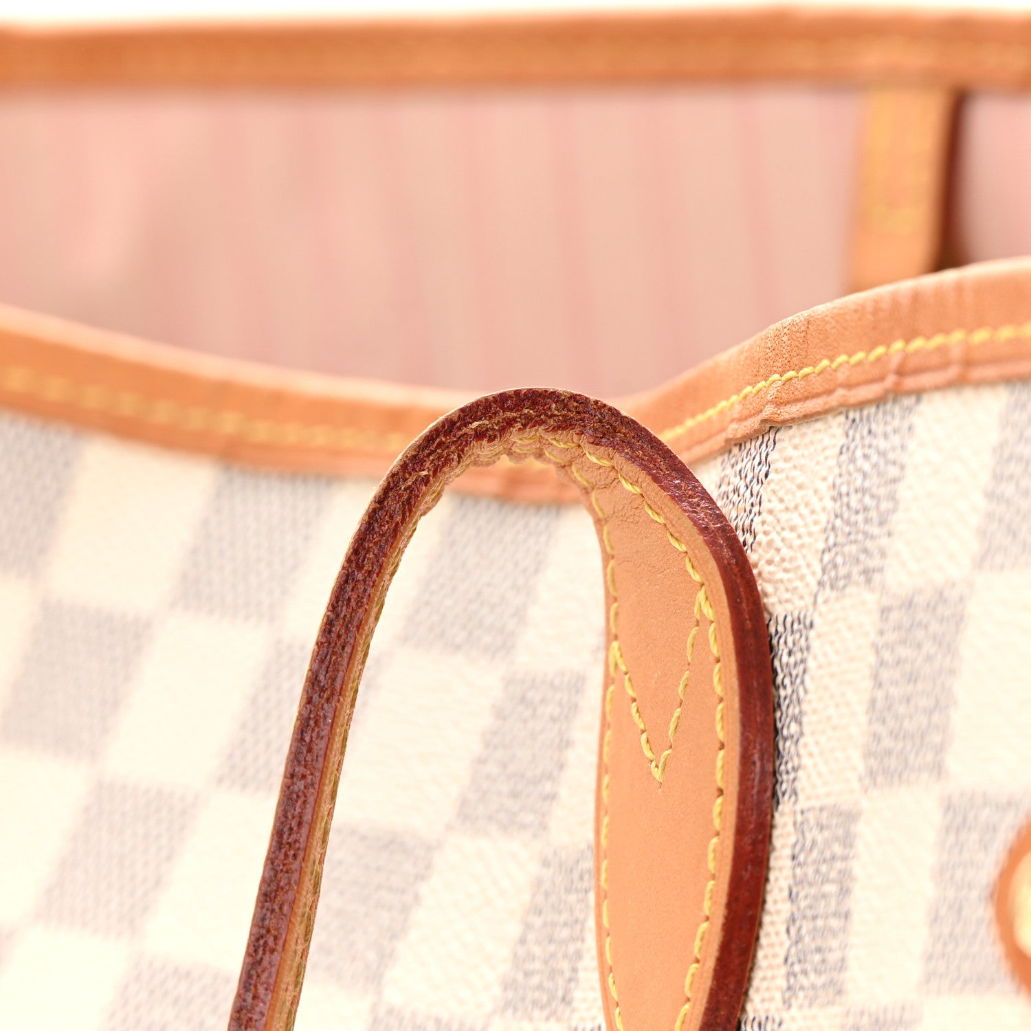 Louis Vuitton Damier Azur Neo Neverfull MM Rose Ballerine 16 of 25