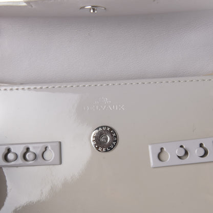 Delvaux Patent Calfskin Micro Tempete Satchel Gray 8 of 10