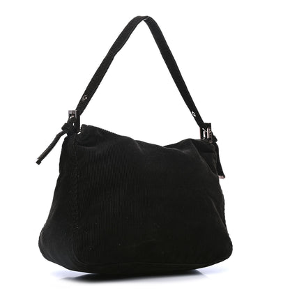 Fendi Corduroy Baguette Black 2 of 4