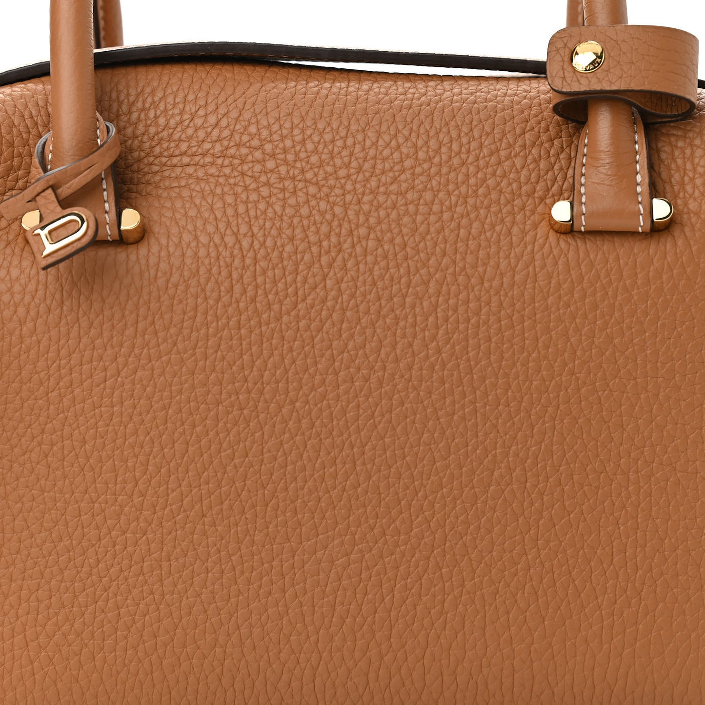 Grained Bullskin Cool Box MM Satchel Vegetal Ivory