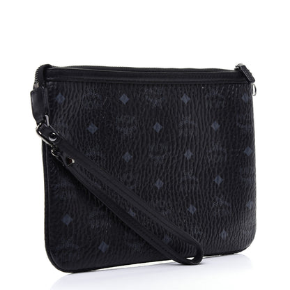 MCM Visetos Stark Wristlet Pouch Black 3 of 12