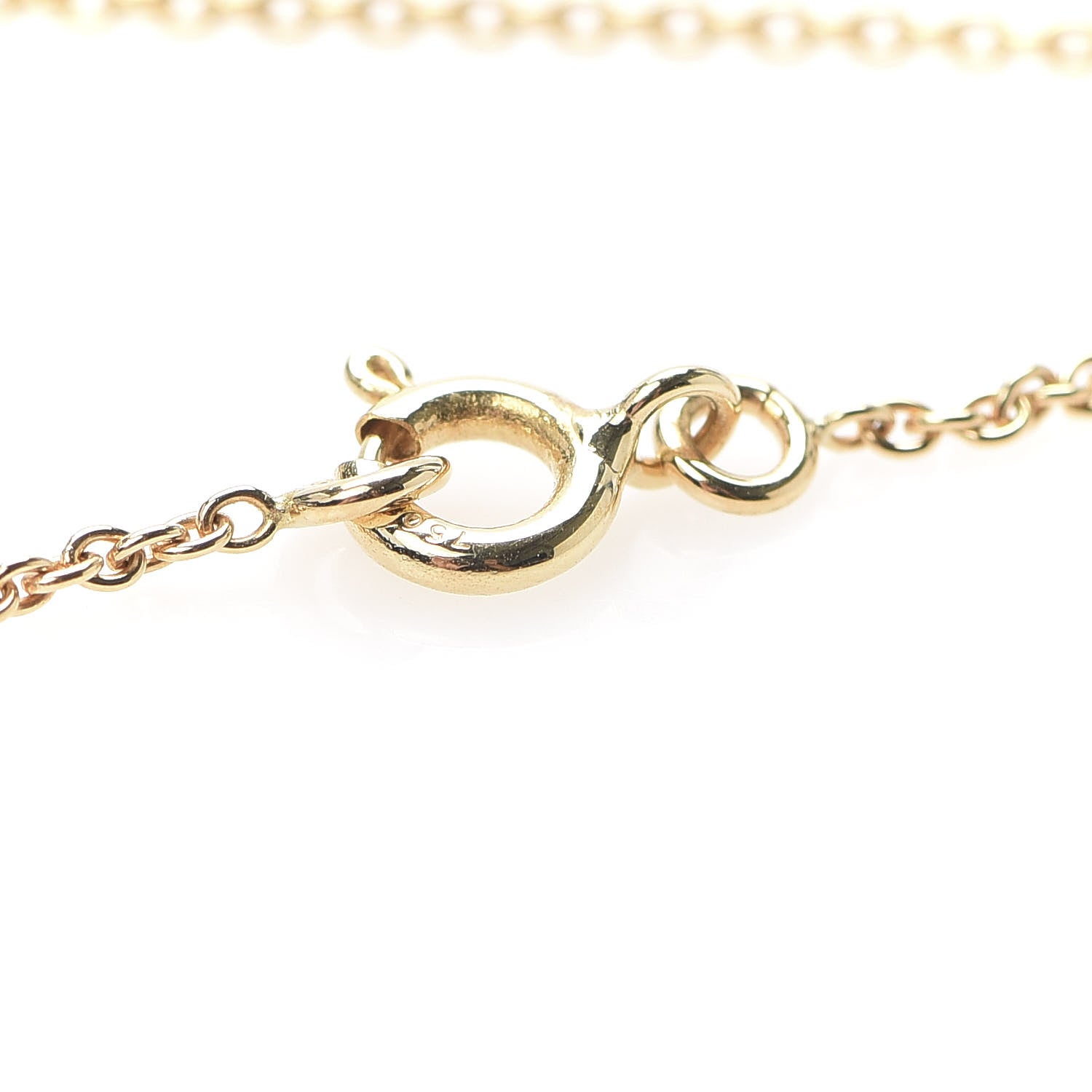 Christian Dior 18K Yellow Gold Diamond Mother of Pearl Rose Des Vents Bracelet 6 of 7